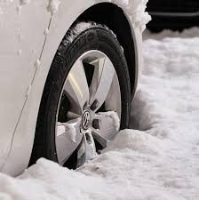 car in snow
